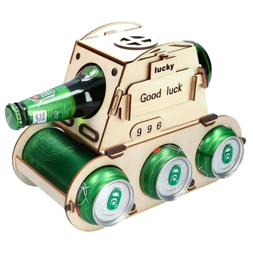 Flaschenträger holz panzer - flaschenträger,