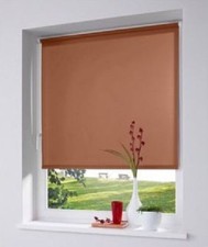 Klemmfix Rollo Luxury Seitenzugrollo Lichtschutzrollo coffee braun 45 - 100 cm 