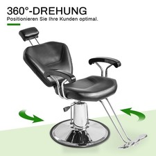 Friseurstuhl mit hydraulischer Friseursessel Barber Stuhl Einstellbar Fußstütze