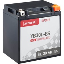 Motorradbatterie YB30L-BS Gel