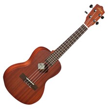 B-WARE Leho Aleho ALUC-M Concert Ukulele Sapelli Konzert Uke Natur Matt Gigbag