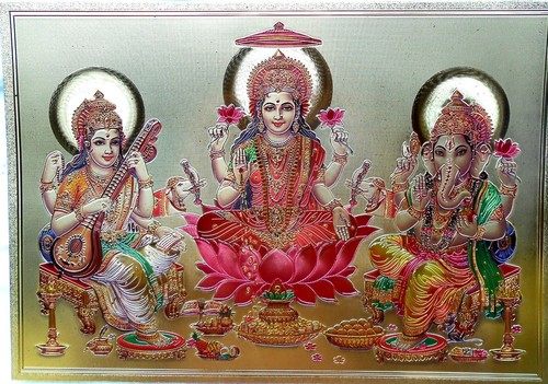 Bild saraswati ganesha - saraswati,