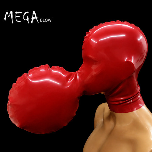 Latexmaske mega blow - blow, latextil