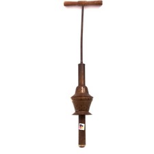 Wäschestampfer kupfer holz - wäschestampfer,