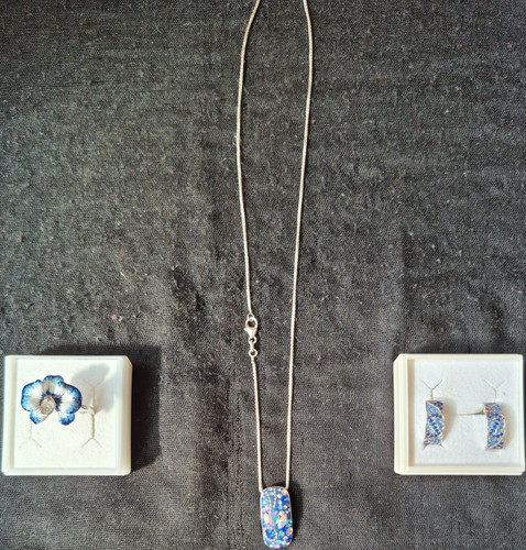 Schmuckset silberfarben metall - silberfarben,