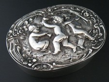 Schnupftabakdose silber 800 - schnupftabakdose,
