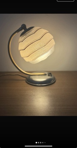 Vintage art déco tischlampe - vintage,