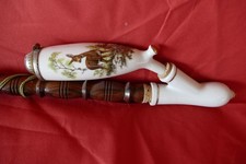 Porzellanpfeife, Deko-Pfeife, Motiv Rehe