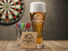 Weizenglas mit Name graviert