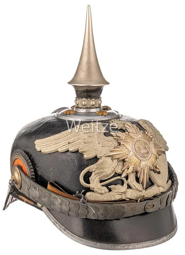 Baden weltkrieg pickelhaube - 1.,