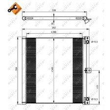 Kondensator, Klimaanlage NRF