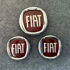 FIAT Logo Badge Sticker Emblem Front Grille Trunk Decal 500 Panda Punto Tipo