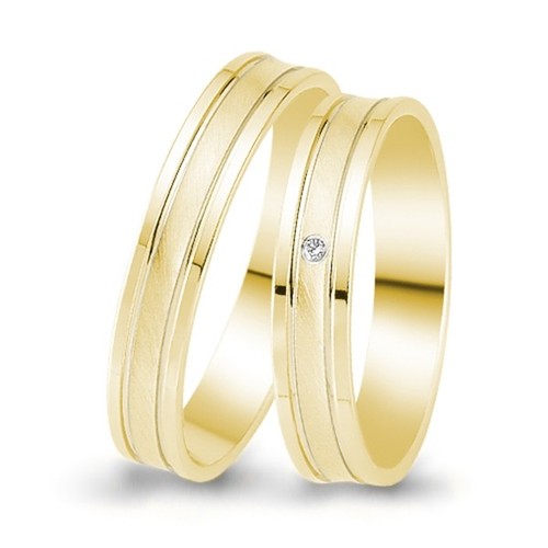 Paar trauringe 333 gold - 1,