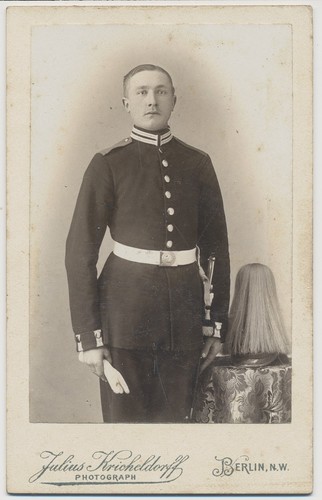 Cdv portrait berlin offizier - portrait,