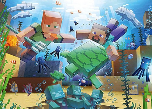 Puzzle minecraft - (1000, t.)