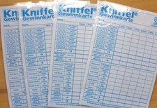 KNIFFEL 4 laminierte Blätter