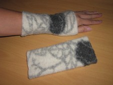 Walk-Wolle-Armstulpen -