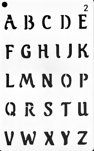 Schablone buchstaben - schablone,