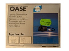 OASE Aqualux Set, Indoor-Springbrunnenpumpe mit Halogenbeleuchtung, NEU+OVP