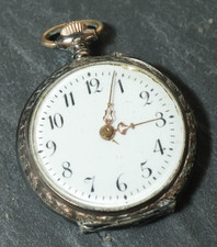 Alte silberne Taschenuhr