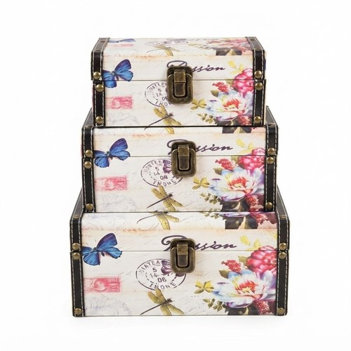 3er set vintage koffer - 3er,