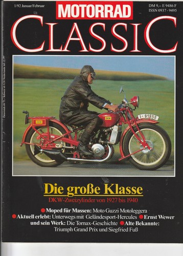 Motorrad classic 01 1992 - motorrad, 01/1992