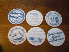 Brauerei  Bier Bierdeckel Gutmann Titting 6 verschiedene