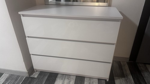 Kommode weiß mit schubladen - 3,