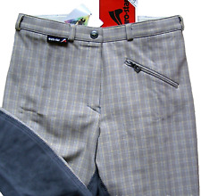 Euro-Star Hunter Check Damen Reithose sandgrau Gr. 42 (UK 30) neu mit Etikett
