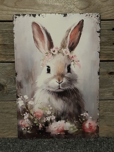 Ostern hase mit blumen - hase,