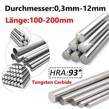 Wolfram Stange Rundstab Rod Tungsten Wolframstab Ø0,3mm-20mm Länge 100 150 200mm