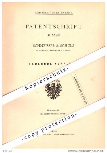 Original patent schmeisser - original,