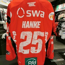 GAME WORN TRIKOT HOCKEY IS DIVERSITY #25 HANKE Augsburger Panther 2025-26