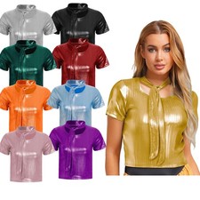 DE Damen Metallic Glitzer