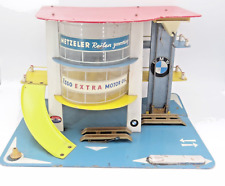 Altes Antik BMW Esso Vintage Spielzeug Auto Parkhaus Garage Löhmann 60er Jahre