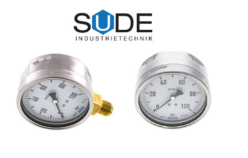 Edelstahl druckluft manometer - edelstahl,