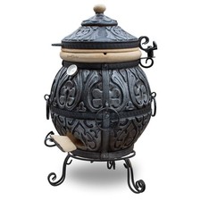 Tandoor “Attika”, Тандыр,Tandoori, Tandyr, BBQ, Smoker, Keramikofen, Holzkohlegr