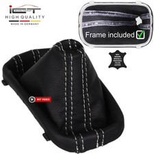 B Leather shift boot