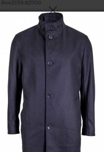 Men bugatti coat black wool - coat,