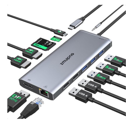 Usb docking station dual - usb, c