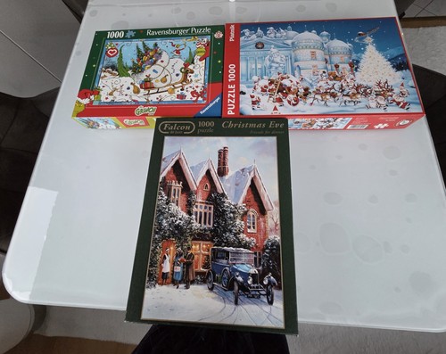 1000 teile weihnachtspuzzle - 3x,