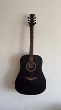 Akustisch Gitarre Morrison SW-12BKM 6 Saiten Schwarz mit Tasche