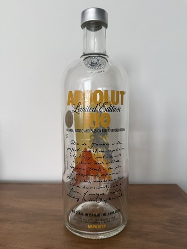 Absolut vodka rio leerflasche - vodka,