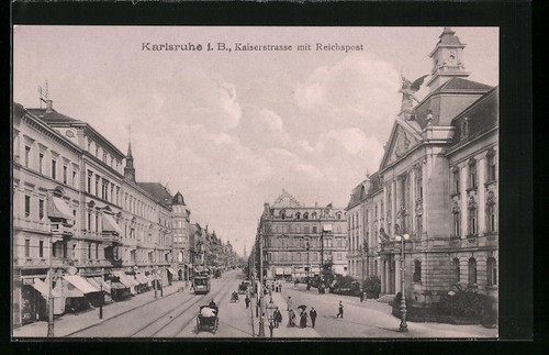 Karlsruhe kaiserstraße - karlsruhe, b.,