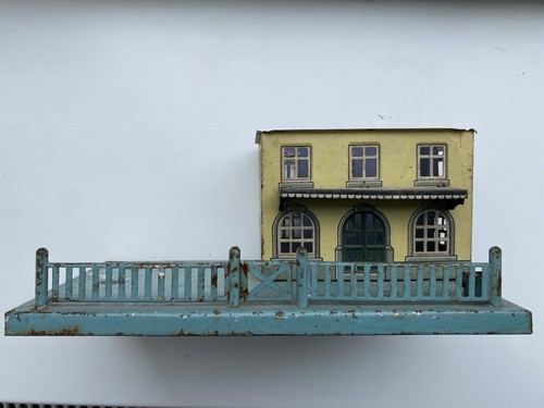 Antiker blech bahnhof karl - antiker, bub