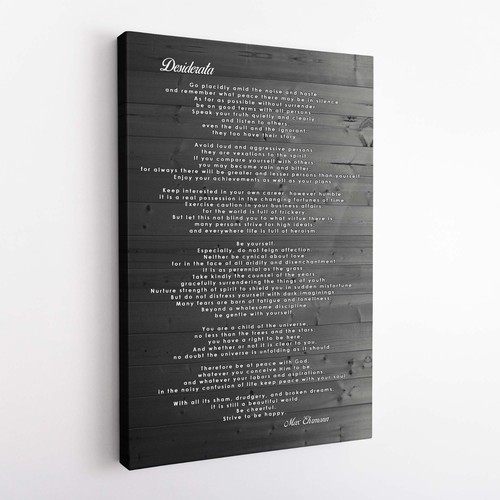 Desiderata gedicht max - desiderata,
