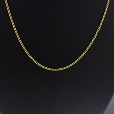 Wert 579,- Zierliche Erbskette Gelbgold 585 14 Karat 42cm xxyy- d