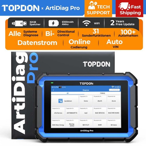 Topdon artidiag pro kfz obd2 - kfz,