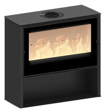 HITZE Kaminofen LUPO L 11 kW Holzofen Stückholzkamin Stückholzofen