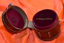 ENNA LEDER KÖCHER 6.5X7CM  BRAUN KÖCHER